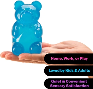 Schylling Maltose <b>Gummy</b> <b>Bear</b> - Sensory Fidget Toy with Jelly-like Filling - 3.5" Tall - Colors May Vary (pack of 1) - Product Image 4