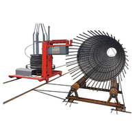 Machine de soudage automatique de cages en acier pour pieux de béton de ponts routiers DL3000-12, 380V, contrôlée par PLC