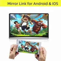 Tablette Android 14 avec écran tactile HD IPS de 11,6/12,4/13,3/14 pouces, USB/WiFi, CarPlay, divertissement pour les sièges arrière, double écran LCD intelligent HD