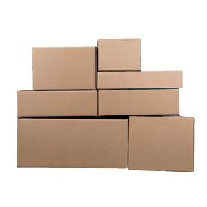 Factory Custom Logo Recyclable Paper Cardboard Moving Printed Mailing Packaging Delivery <b>Shipping</b> Corrugated Carton <b>Box</b> - Product Image 3