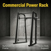 Cage de musculation professionnelle de qualité commerciale avec machine Smith et colonnes en acier épaisses et symétriques pour salle de sport