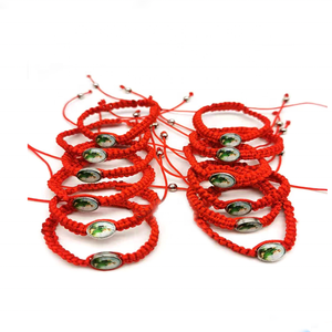 Pulseras de la religión del bebé, brazaletes hechos <span class=keywords><strong>a</strong></span> mano de aleación de aceite de goteo que pueden llevar niños y niñas, el Padre, Jesús, Virgen Marí<span class=keywords><strong>a</strong></span> - Product Image 2