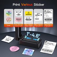 Imprimante d'étiquettes thermiques sans fil Phomemo PM-2411-BT 4x6 pour Shopify AMZ Waybill