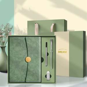 Regalo Empresarial de Lujo, Set de Cuaderno de Cuero PU y Bolígrafo Metálico para Oficina 2026, Regalo Personalizado - Product Image 6