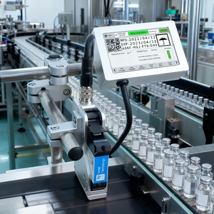 Meilleure Vente : Imprimante Jet d'Encre Thermique TIJ Docod T180E OEM/ODM pour Codage d'Étiquettes de Codes-Barres et Impression de Dates de Péremption en Ligne pour Bouteilles et Boîtes - Product Image 1