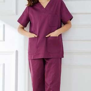 Ensembles de gommages pour salon de beauté en pur coton, extensibles et élégants, avec plusieurs poches – Offre spéciale pour les tenues de travail des professionnels des ongles et des salons - Product Image 3