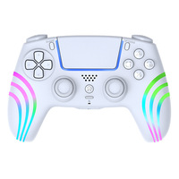 Manette de jeu P5 sans fil BT à double vibration, avec gyroscope six axes à effet Hall et détection corporelle
