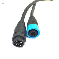 Conector Eléctrico Automotriz Lilutong de 4 Pines M19, Circular, a Prueba de Agua, Macho y Hembra, para Circuitos de Iluminación