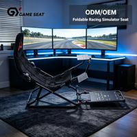 GY018-2 Siège de simulateur de course pliable et ergonomique avec logo/graphique/couleur/design d'emballage OEM ODM pour les grossistes