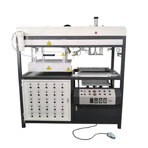 Small thermoforming plastic utensil production machine blister vacuum forming machine