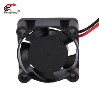 Micro ventilateur de refroidissement 2510 25x25x10mm 12v 24v Noir Plastique 5 pales Ventilateur axial à roulement à billes CC pour instrument de beauté