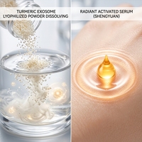 Sérum Éclaircissant aux Exosomes de Curcuma Fermenté – Complexe Bio-Actif Végétal pour Soins Cosmétiques OEM ODM Marque Privée