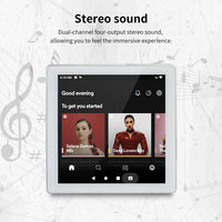 4 inç Android 10.0 Mini akıllı WIFI Bluetooths duvar amplifikatör HiFi dokunmatik ekran destekler 150 dil ev ses sistemi