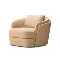Canapé de luxe sur mesure pour salon, tissu d'ameublement, mobilier de maison, structure en bois massif, doux et confortable pour hôtel