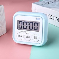 Minuteur de cuisine numérique, minuterie de cuisson, de douche, d'apprentissage, chronomètre, réveil, mini-minuteur électronique magnétique pour la cuisine