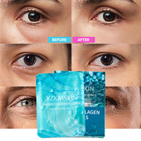 OEM ODM Soins de la peau améliore l'hydratation de la peau des yeux Crème anti-rides coussinets en gel pour les yeux Patch Glitter Collagen Sleep Eye Masks