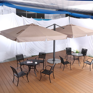 Duplex Grande Piscine Carrée En Gros Parapluie de Jardin Parasol - Product Image 4