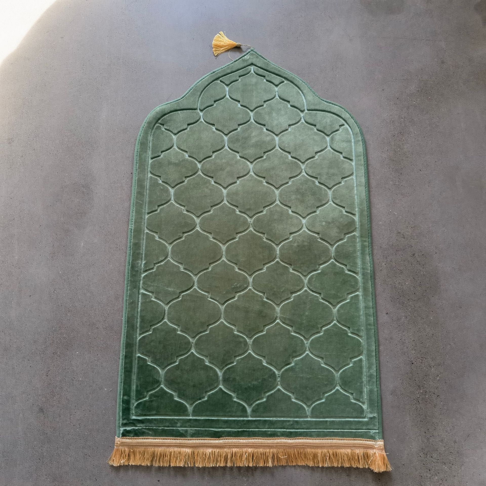 Vert moyen - 65*115cm [moulage à points raschel]