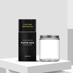 Barattolo in <span class=keywords><strong>Vetro</strong></span> Trasparente da 240 <span class=keywords><strong>ml</strong></span> (8 oz) con Protezione UV per la Produzione di Candele - Finitura del Collo 70/400 - Product Image 6