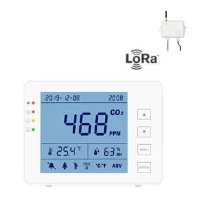 Ambiente CO2 Temperatura Humidity sensor LoRa wireless co2 monitor controlador