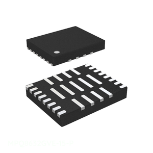 Composant électronique MPQ8632GVE-15-P, gestion de l'alimentation (PMIC) du canal fabricant, 29 VFQFN, pad exposé - Product Image 1
