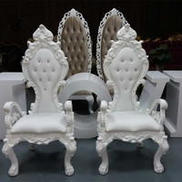 Chaise de mariée et de marié, de luxe, blanc, Royal, pour événements de mariage