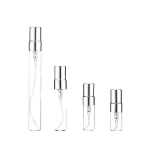 Portable <b>Perfume</b> Pen Tube Spray Bottle Dispenser Bottle Trial Glass <b>Perfume</b> Spray <b>Atomizer</b> Bottle with Aluminum Pump - Product Image 1