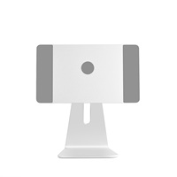 Support de tablette magnétique pliable en aluminium argenté, rotatif à 360 degrés, réglable et pivotant pour bureau, vente en gros