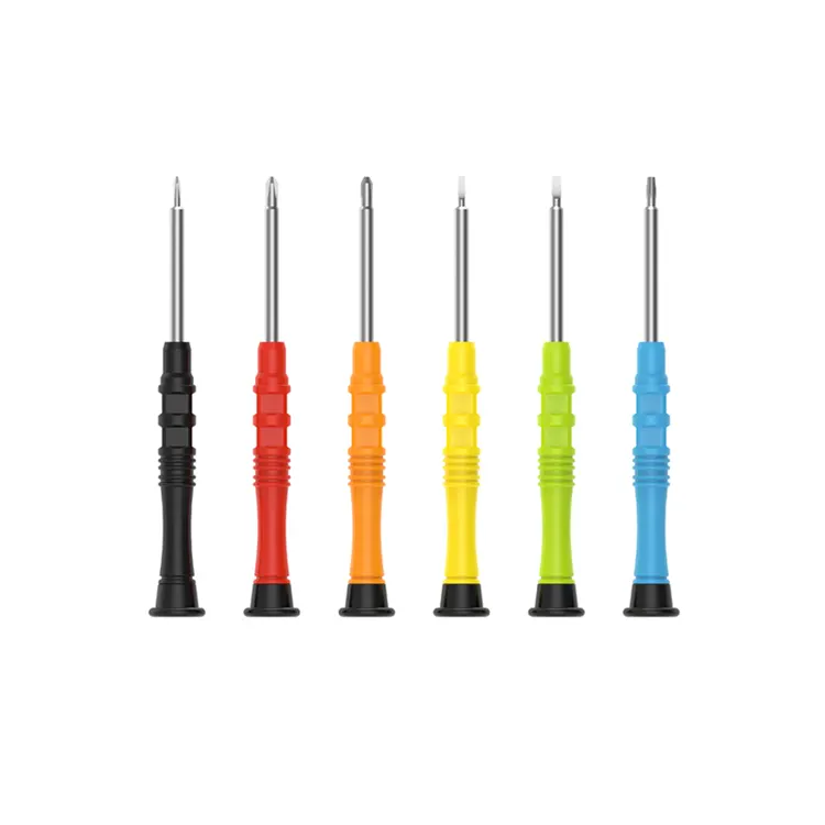 Precision mini color small screwdriver single household screwdriver multiple screwdriver bit customized manual maintenance tools