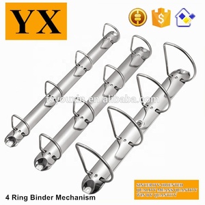 Giá Bán Buôn 210 MÉT 4 Nhẫn Loose Leaf Kim Loại Giấy Tùy Chỉnh Clip Cho Hộp Tập Tin - Product Image 5