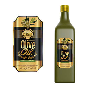 Etichetta personalizzata in goffratura di olio d'oliva con Logo in lamina d'oro metallizzata con adesivo in carta testurizzata per imballaggi alimentari adesivi per la stampa di etichette di bottiglie - Product Image 3