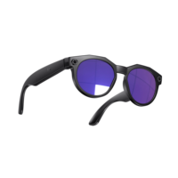Gafas Inteligentes con IA W611 OEM, Cámara Portátil de 800W Píxeles, Lente de Comunicación, Resistente al Agua IP65, Carga Magnética, Desmontable, en Tiempo Real