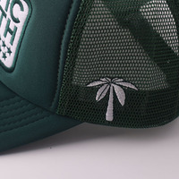 Gorra de béisbol de malla transpirable con bordado de moda, estilo camionero, estampada de verano, de marca de tendencia, con logotipo personalizado, gorras para lotes.