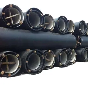 DN80 DN2000 K8 K9 C25 C30 C40 Pn16 Pn25 Water Supply Hot Dipped Rolled Ductile Iron Pipes