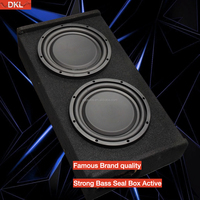 Caisse de subwoofer double étanchéité 10 pouces pour coffre de voiture, puissance RMS 220W, crête 2200W, basses puissantes, subwoofer actif 10 pouces pour voiture