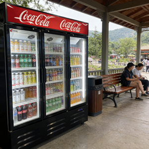 Réfrigérateur de présentation de viande ouvert personnalisé OEM/ODM, refroidissement par air pour supermarché, pour <span class=keywords><strong>boucherie</strong></span> - Product Image 3