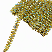 Applique en strass plastique pour sacs et chapeaux, panneaux 3D ajourés en arc, sans nickel, écologique, or et argent