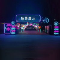 Fabricant de panneaux publicitaires à lumière LED 3D personnalisés pour logo 3D au néon Voitures Entreprises Décoration d'événements Fournitures de fête Transformateur AC