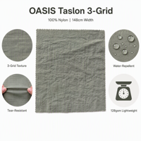 Tissu Taslon 100% nylon, tissé à 3 grilles, imperméable, textile pour vêtements d'extérieur pour filles et garçons