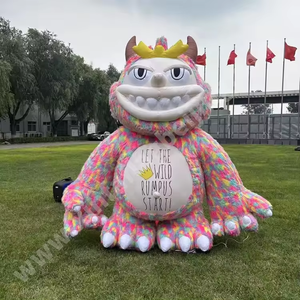 Factory Custom Design Standard Size Durable Weather Resistant Waterproof Oxford PVC Material Mascot <strong>Helmet</strong> Inflatable Cartoon - Product Image 4