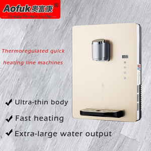 Dispensador de <span class=keywords><strong>agua</strong></span> de calefacción rápida, máquina de tubería montada en la pared, caliente y fría, control de temperatura con pantalla táctil, a la moda, nuevo - Product Image 2