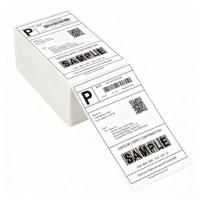 Étiquettes d'impression 4x6 de haute qualité, autocollantes résistantes, papier imperméable, autocollant pour l'expédition et le marketing, découpe acceptée