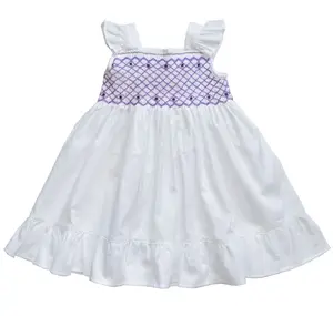 Роскошные белые элегантные плиссированные ткани без рукавов от кутюр с рюшами для вечеринки для детей платья для девочек