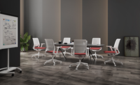 Offre Spéciale d'usine Chaise de bureau respirante Chaise visiteur rembourrée pivotante moderne de haute qualité