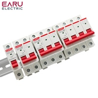 Interrupteur-sectionneur principal de type couteau EARU ELE sur rail DIN, mini 1P-4P, 40A-125A, pour usage domestique et industriel, disjoncteur en plastique 220/380V EADS-1
