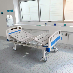 Cama médica de <span class=keywords><strong>hospital</strong></span> manual de una manivela con diseño inteligente, comodidad y conveniencia para los pacientes - Product Image 3