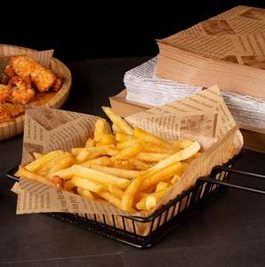 กระดาษห่ออาหารเคลือบกันไขมันพิมพ์ลายสองด้านสำหรับแฮมเบอร์เกอร์ แซนวิช คุกกี้ ขนมปัง และเค้ก - Product Image 4