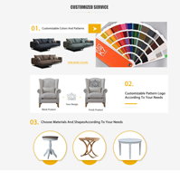 Großhandel Modernes Verstellbares Stoff-Schlafsofa für Wohnzimmer, Hotellobby, Lounge & Suite-Sitzbereiche