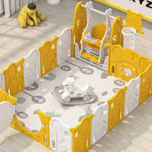 Corralito de plástico para niños, <span class=keywords><strong>cuna</strong></span> plegable para bebé, juego de bebé, tendencia, corralito plegable, 14 paneles, Centro de Actividades, valla foblable de gran tamaño - Product Image 6