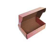 Vente en gros d'emballage cadeau universel double face carton ondulé carton avion conception déchirable soutien-gorge intimes disparaissant